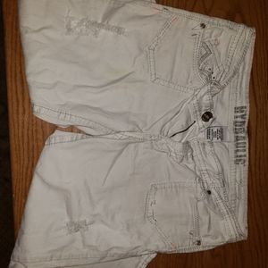 Hydraulic cropped jeans